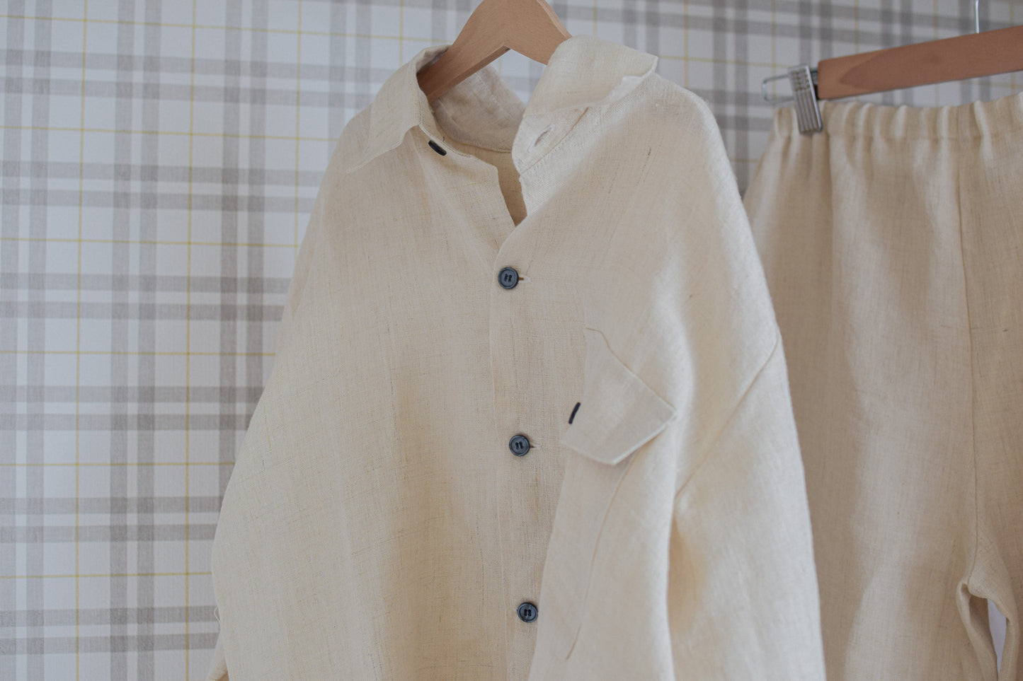 ヘンプ 長袖シャツ